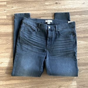 NWT Madewell 9” Midrise Skinny Jean in Gray